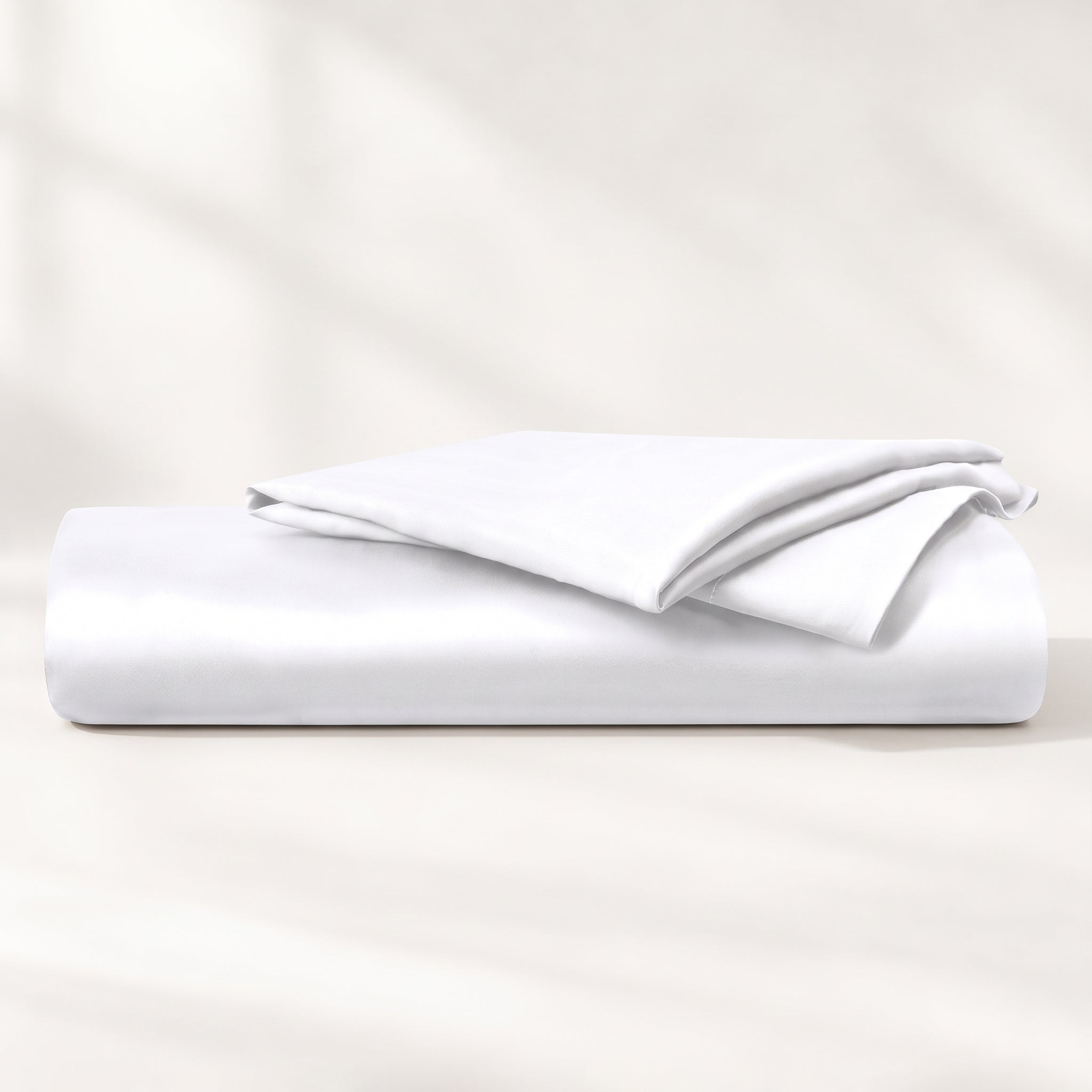 100% Organic Cotton 400TC Sateen Fitted Sheet Set - Delara