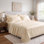 Naturally Cooling & Breathable TENCEL™ Eucalyptus Sheet Set - Delara