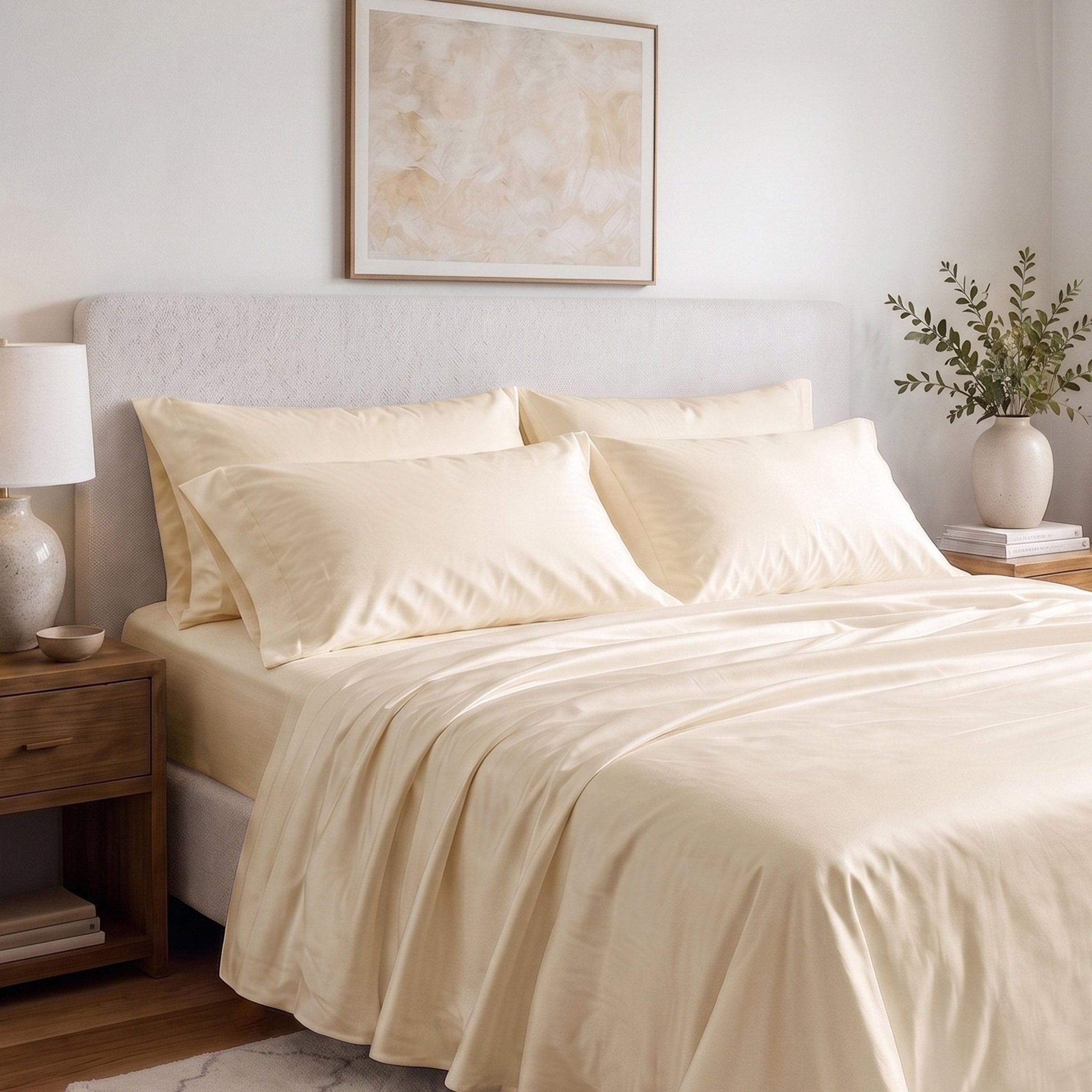 Naturally Cooling & Breathable TENCEL™ Eucalyptus Pillowcase Pair - Delara