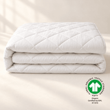 Organic Wool Quilted Mattress Pad — GOTS Certified - Delara