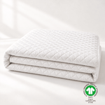 100% Organic Cotton Mattress Pad Protector - Delara