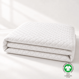 100% Organic Cotton Mattress Pad Protector - Delara