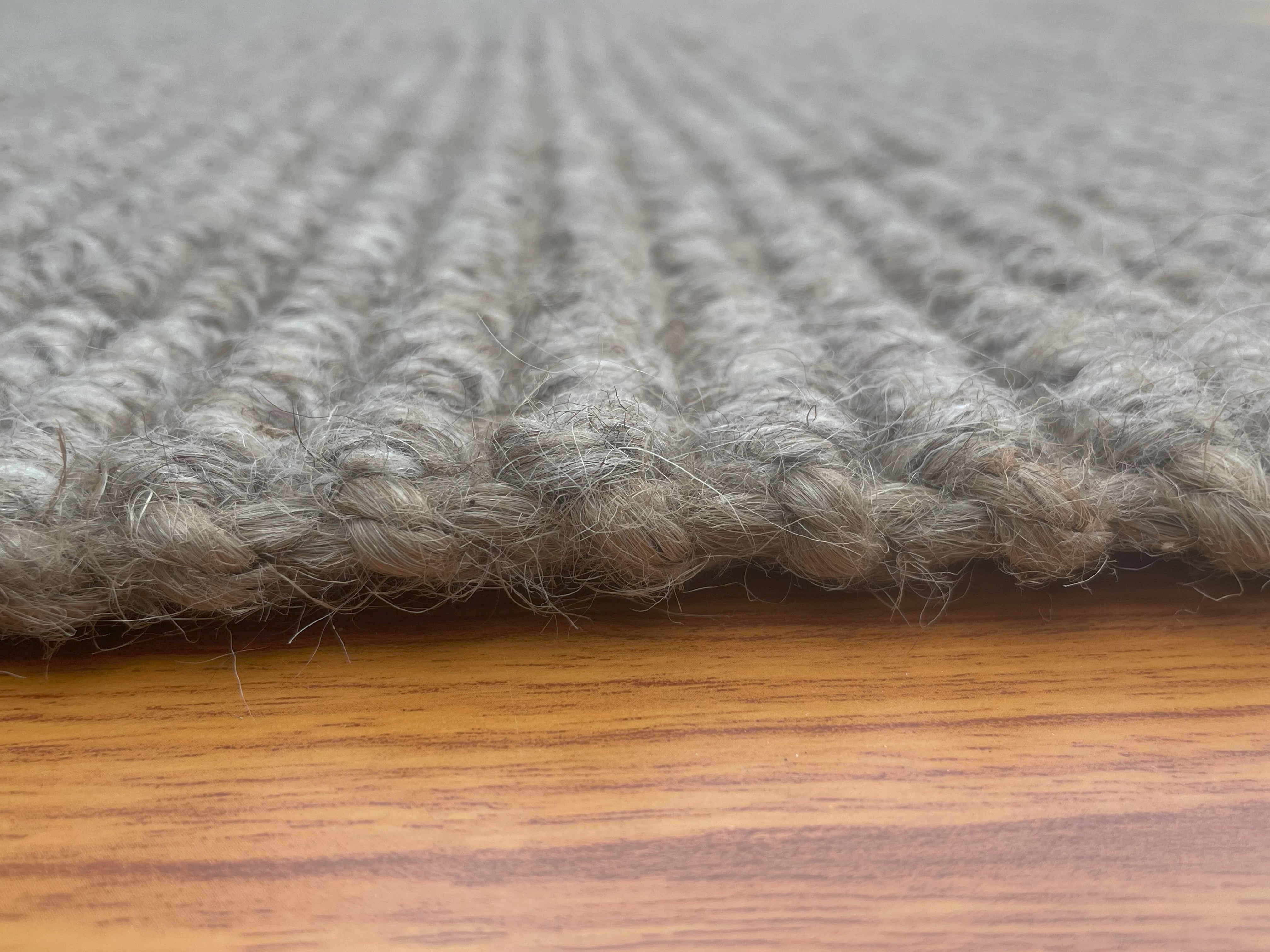 Premium Boucle Jute & Wool Rug - DelaraHome