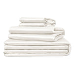 100% Organic Cotton 400TC Sateen Sheet Bundle - Delara