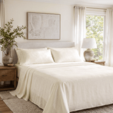 100% European Flax Linen Sheet Set - Delara