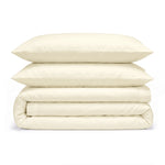 100% Organic Cotton Percale Duvet Cover Set - Delara