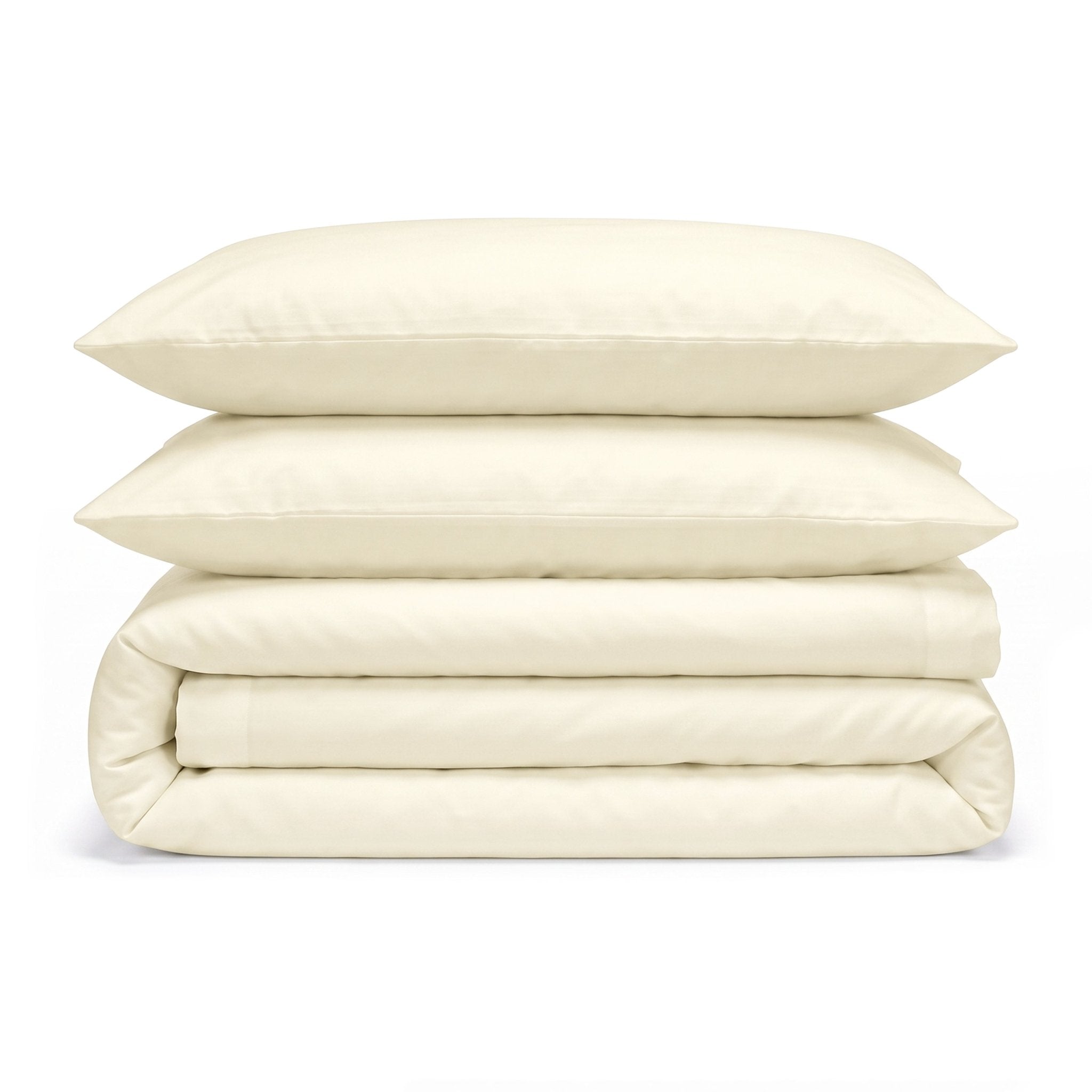 100% Organic Cotton Percale Duvet Cover Set - Delara