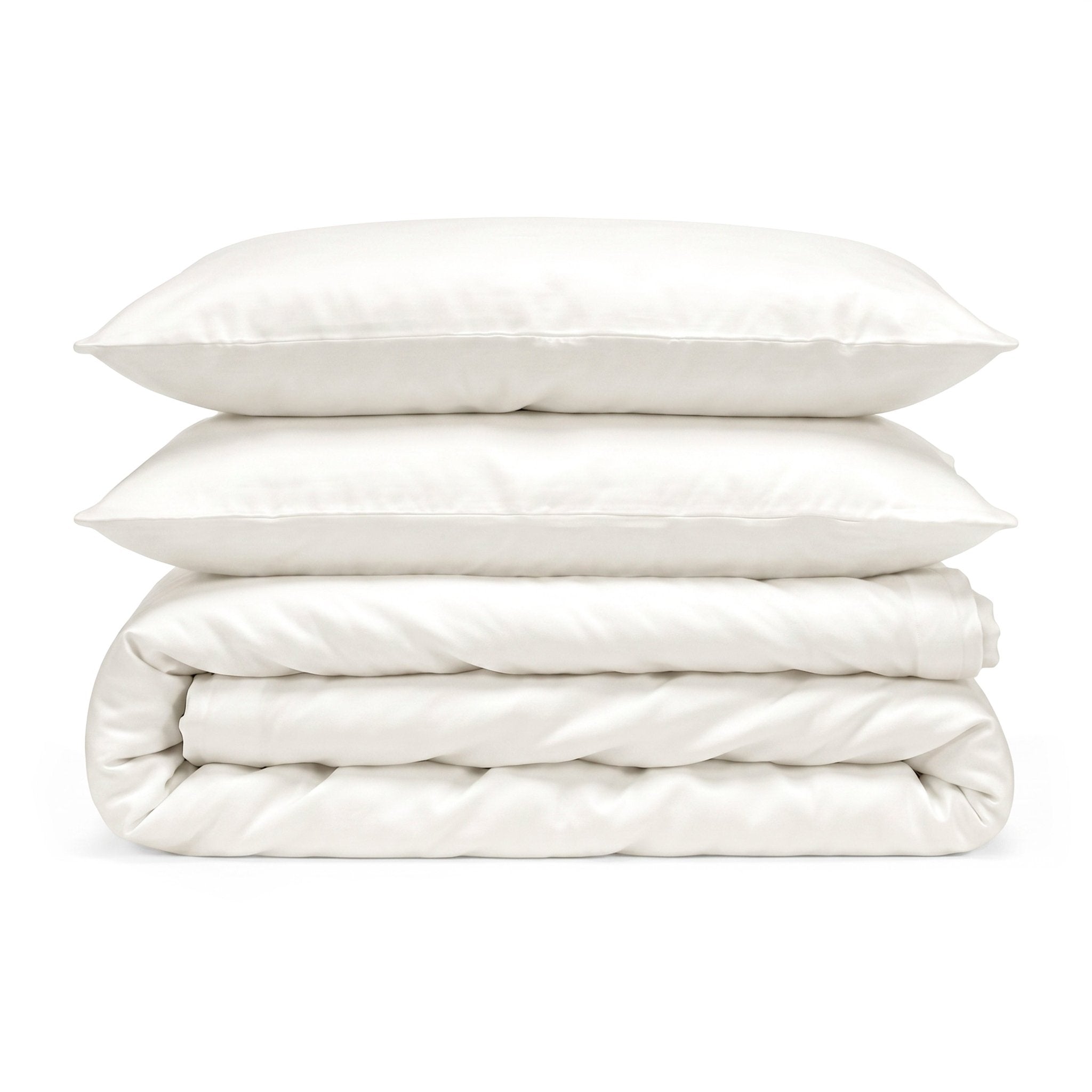 100% Organic Cotton 400TC Sateen Duvet Cover Set - Delara