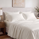 100% Organic Cotton 400TC Sateen Pillowcase Pair - Delara