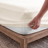 100% European Flax Linen Fitted Sheet Set - Delara
