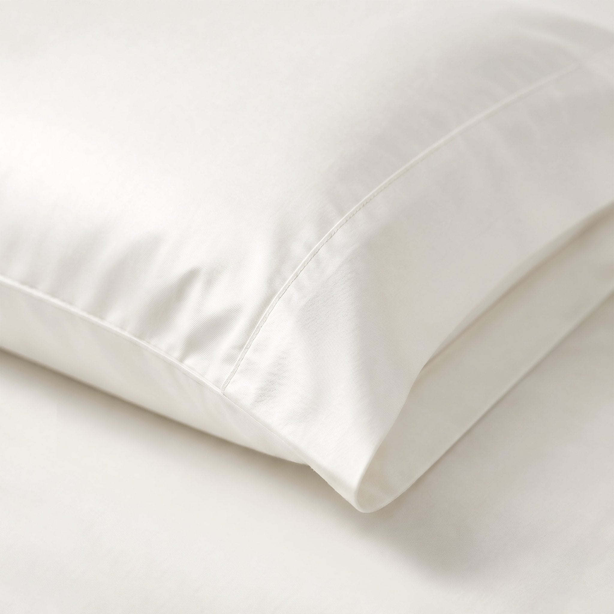 100% Organic Cotton 400TC Sateen Pillowcase Pair - Delara