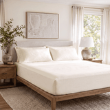 100% European Flax Linen Fitted Sheet - Delara