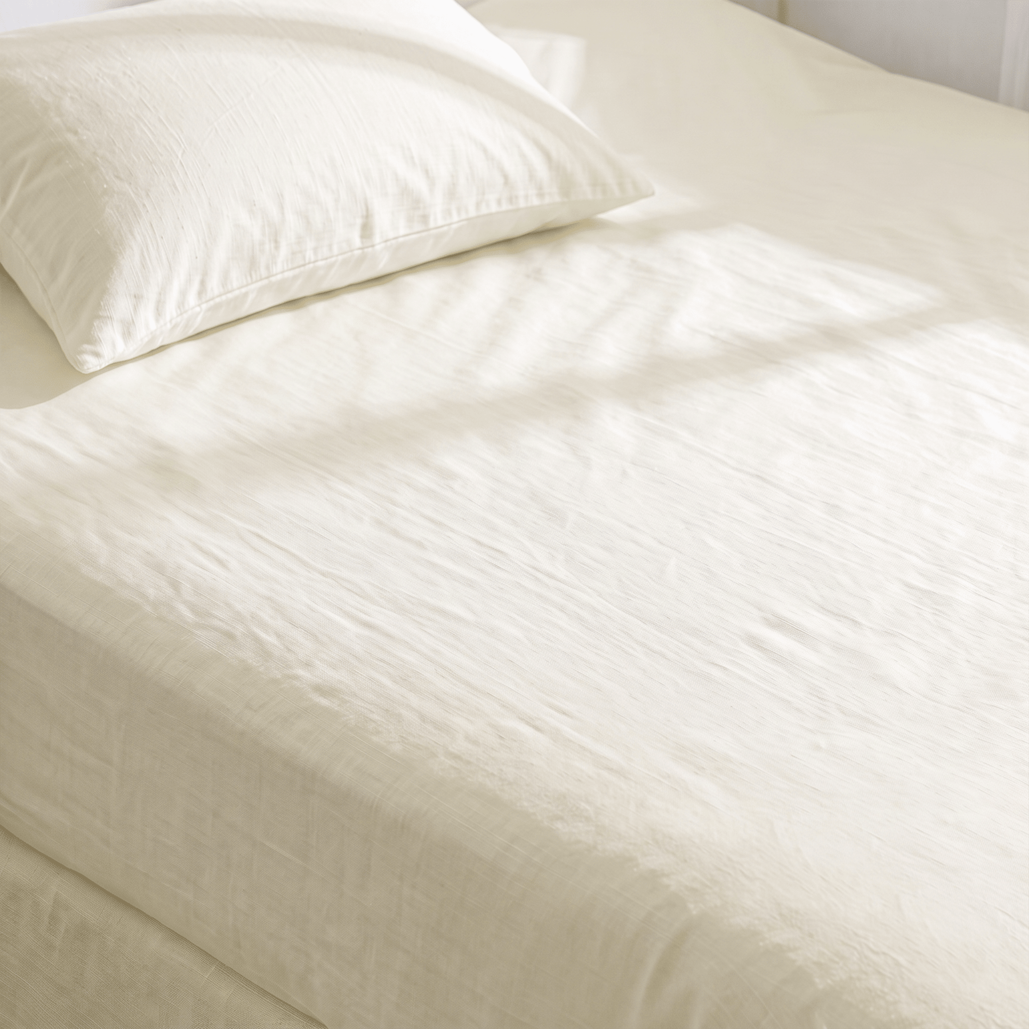 100% European Flax Linen Fitted Sheet - Delara