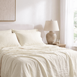 100% European Flax Linen Flat Sheet - Delara