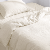100% European Flax Linen Duvet Cover Set - Delara