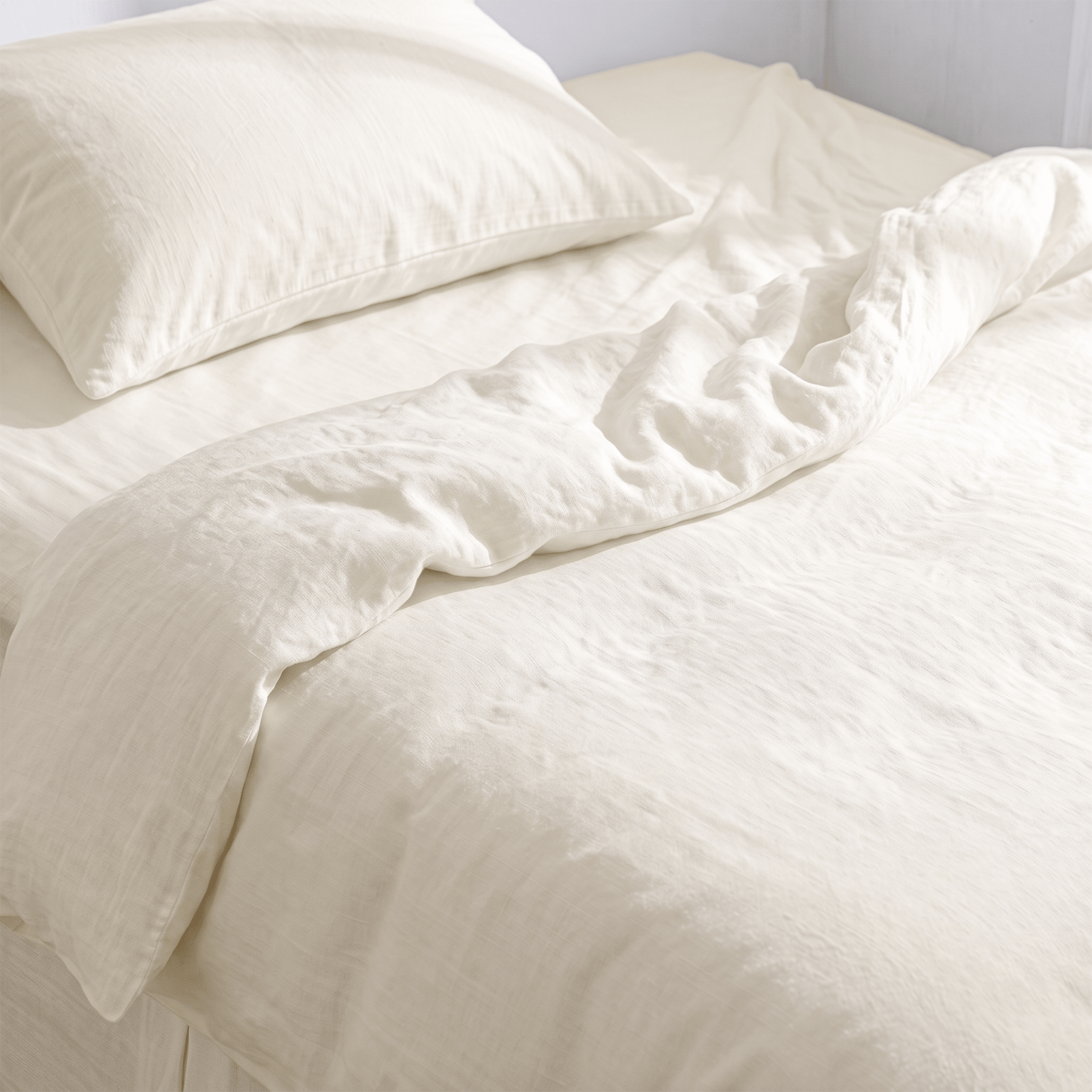 100% European Flax Linen Duvet Cover Set - Delara
