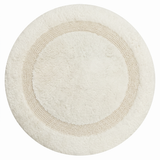 Organic Cotton Reversible Round Bath Mat