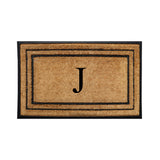 Rubber Border Monogrammed Outdoor Doormat 30"X60"