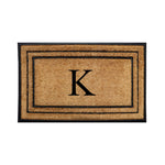Rubber Border Monogrammed Outdoor Doormat 30"X60" - Delara