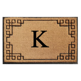 Rubber Bordered Designed Outdoor Monogrammed Doormat 24"X39"