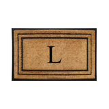 Rubber Border Monogrammed Outdoor Doormat 30"X60"