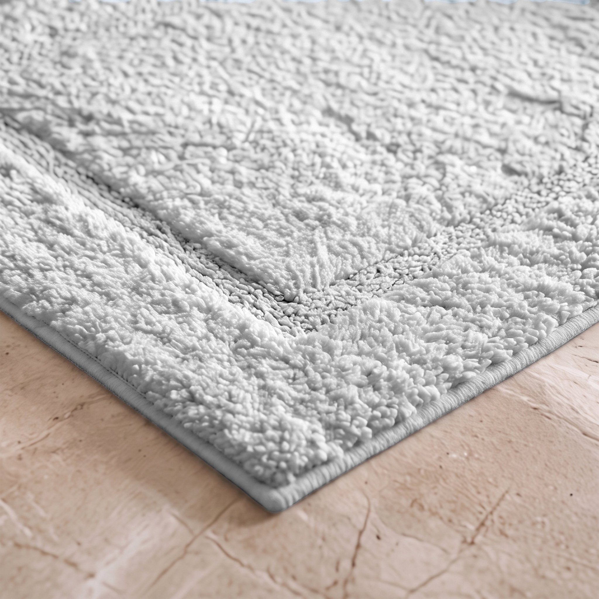 Organic Cotton Reversible Bath Mat - Delara