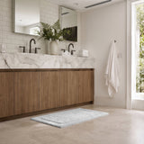 Organic Cotton Reversible Bath Mat - Delara