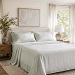 100% European Flax Linen Sheet Set - Delara