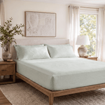 100% European Flax Linen Fitted Sheet Set - Delara