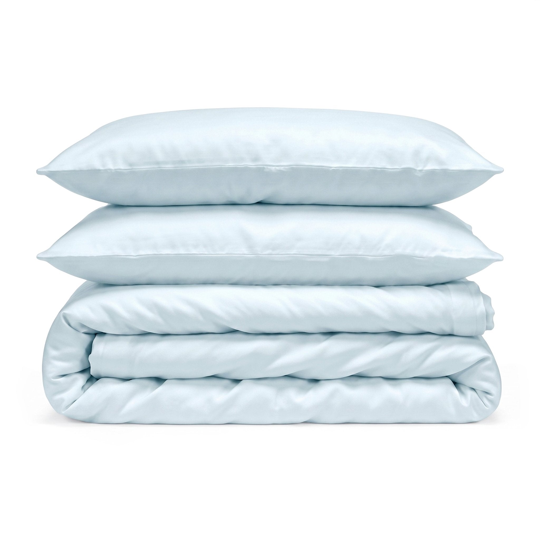 100% Organic Cotton 400TC Sateen Duvet Cover Set - Delara
