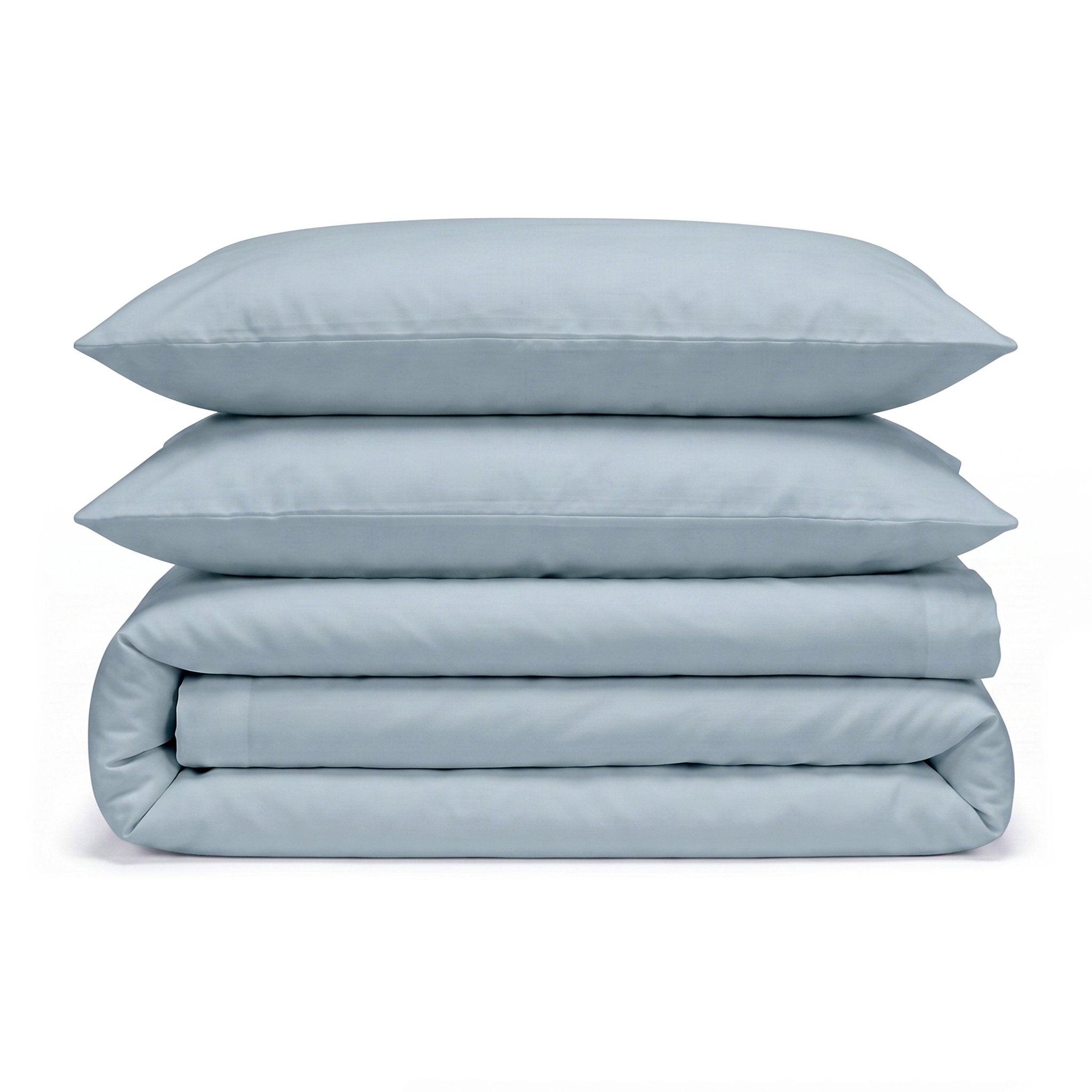 100% Organic Cotton Percale Duvet Cover Set - Delara