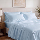 100% Organic Cotton 400TC Sateen Pillowcase Pair - Delara