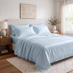 Naturally Cooling & Breathable TENCEL™ Eucalyptus Sheet Set - Delara