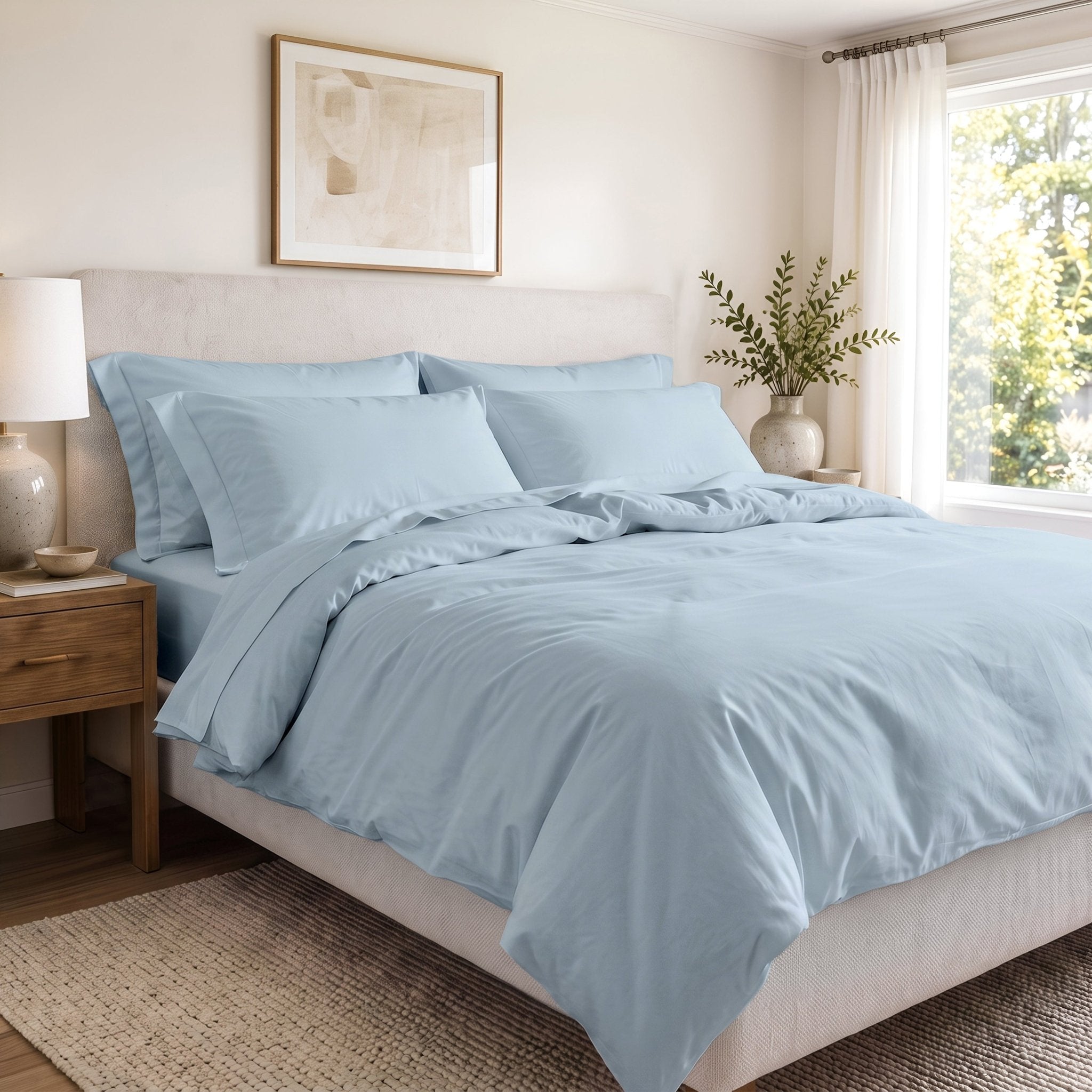 100% Organic Cotton Percale Sheet Bundle - Delara