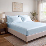 100% Organic Cotton 400TC Sateen Fitted Sheet - Delara