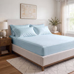 Naturally Cooling & Breathable TENCEL™ Eucalyptus Fitted Sheet Set - Delara