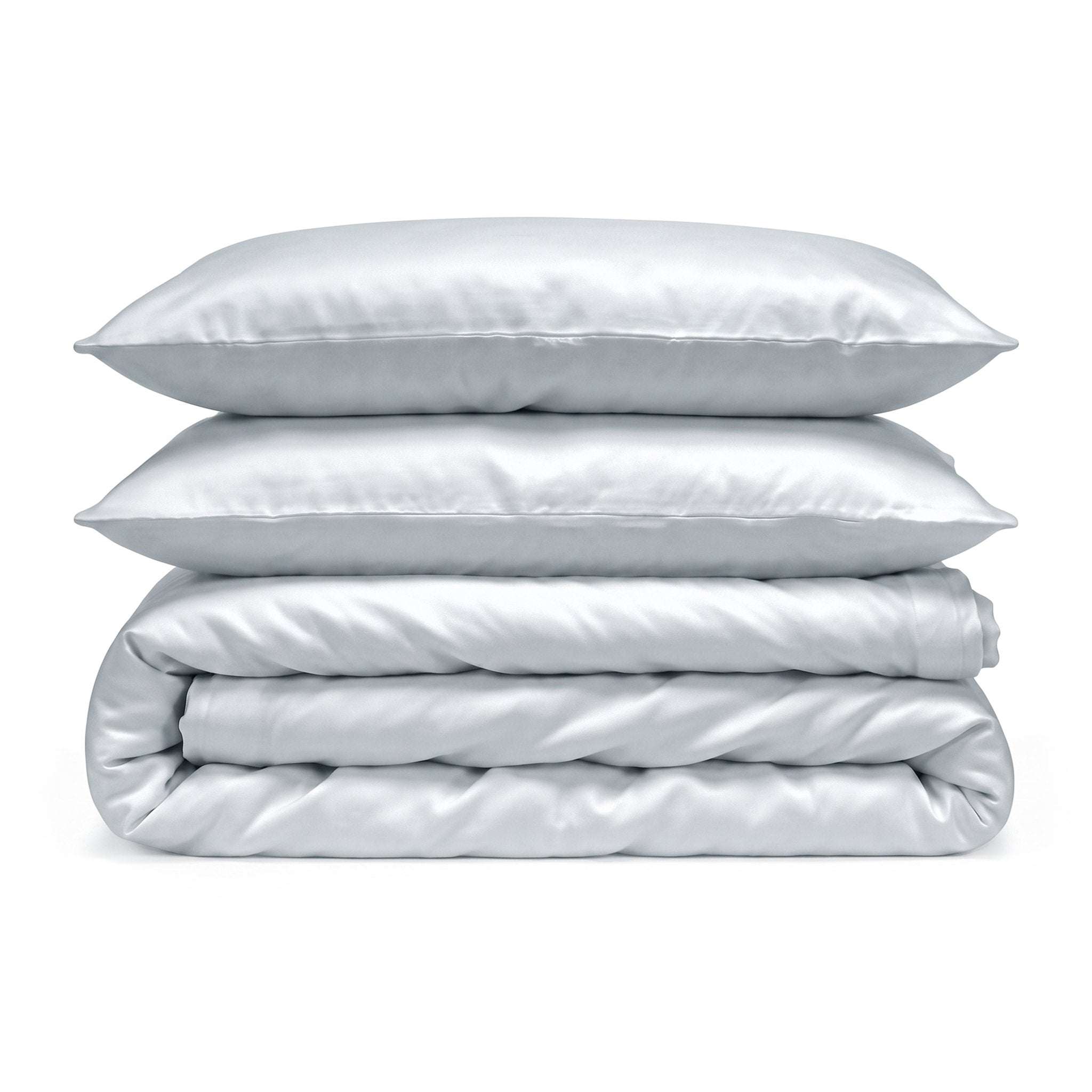 100% Organic Cotton 400TC Sateen Duvet Cover Set - Delara