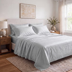 100% Organic Cotton 400TC Sateen Sheet Set - Delara