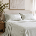 100% European Flax Linen Pillwocase Pair - Delara