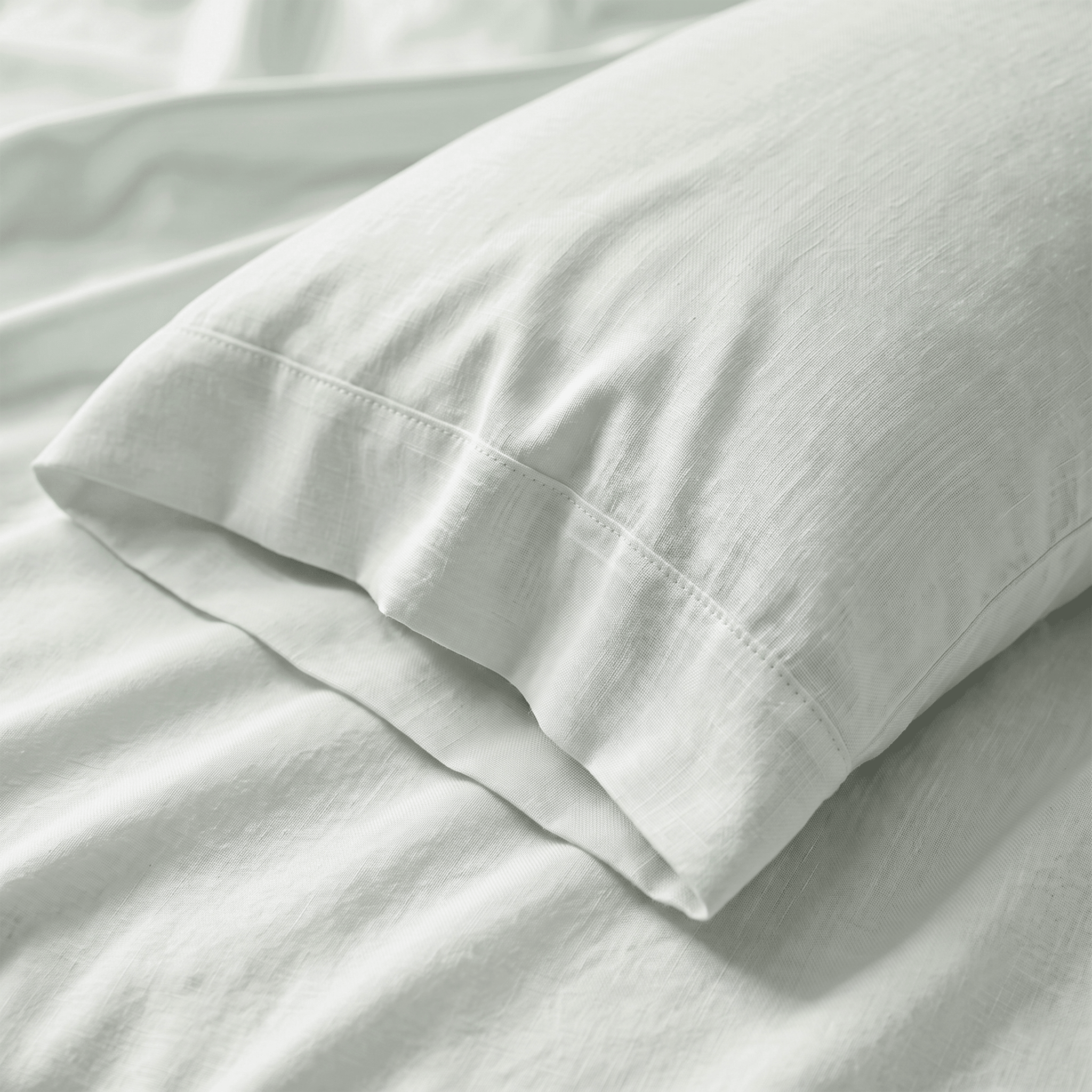 100% European Flax Linen Fitted Sheet Set - Delara