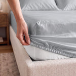 100% Organic Cotton 400TC Sateen Sheet Set - Delara