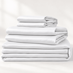 100% Organic Cotton 400TC Sateen Sheet Bundle - Delara