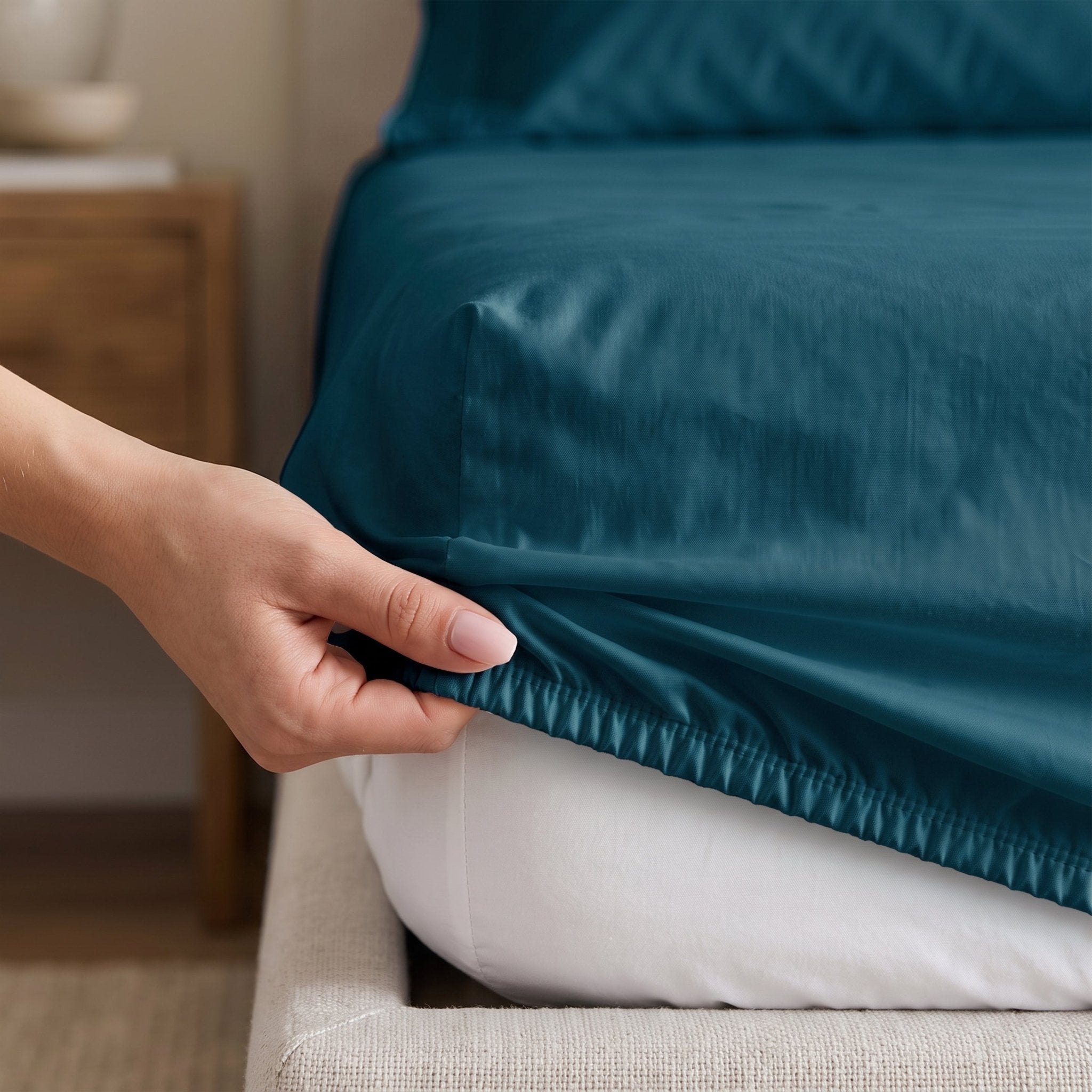 100% Organic Cotton Percale Sheet Bundle - Delara