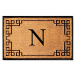 Rubber Bordered Designed Outdoor Monogrammed Doormat 36"X72" - Delara