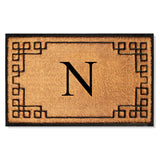 Rubber Bordered Designed Outdoor Monogrammed Doormat 36"X72" - Delara