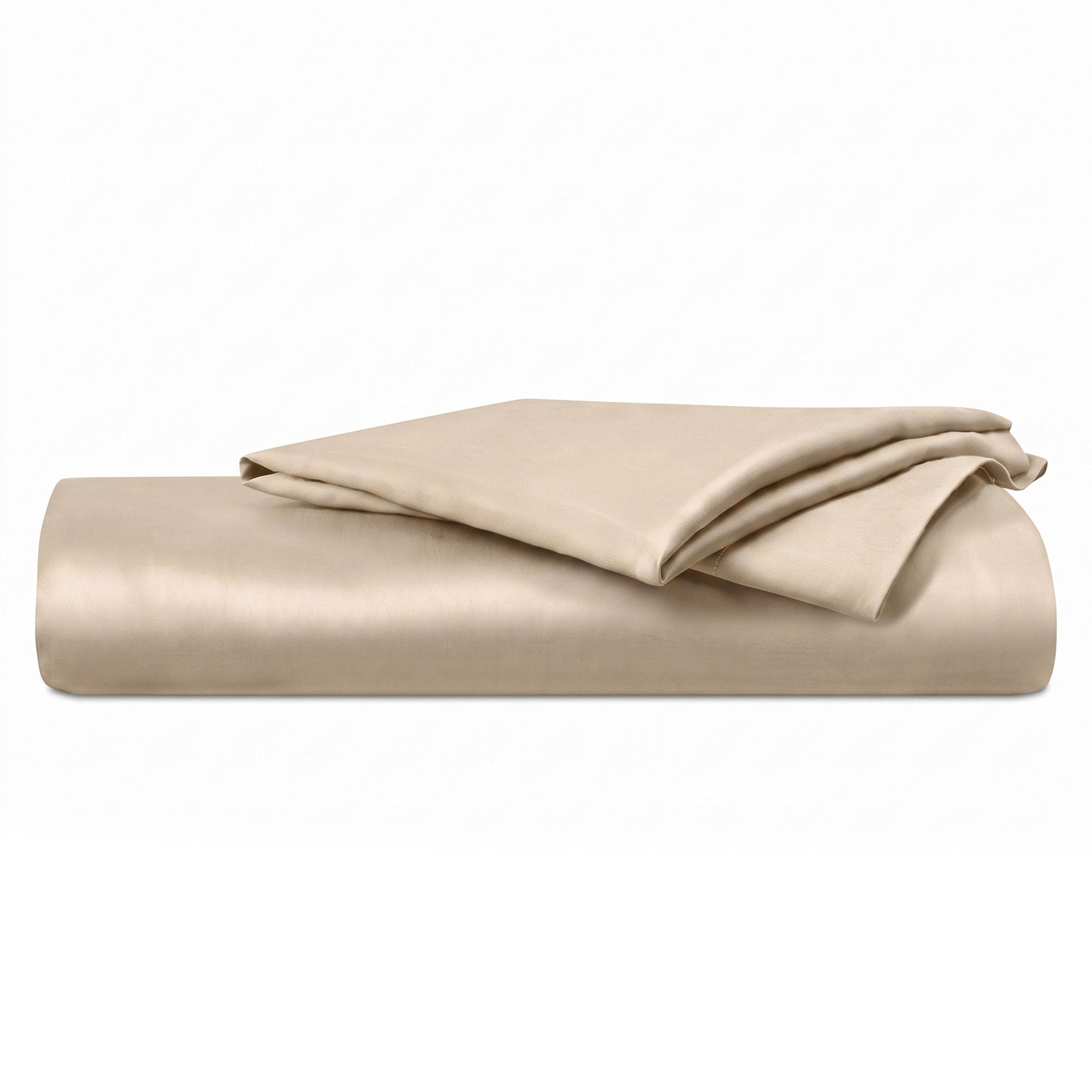 100% Organic Cotton 400TC Sateen Fitted Sheet Set - Delara