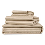 100% Organic Cotton 400TC Sateen Sheet Bundle - Delara