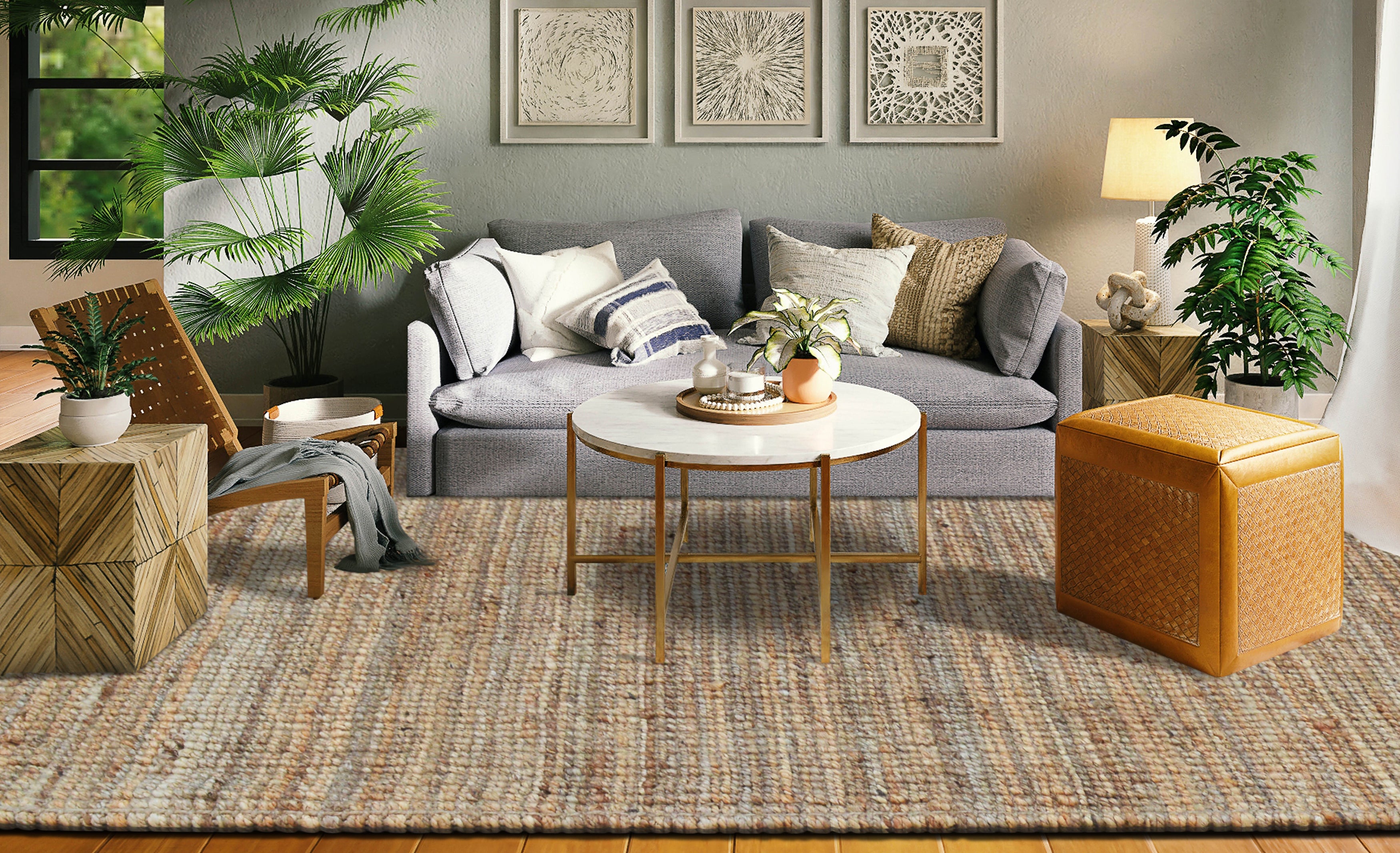 Premium Boucle Jute Rug