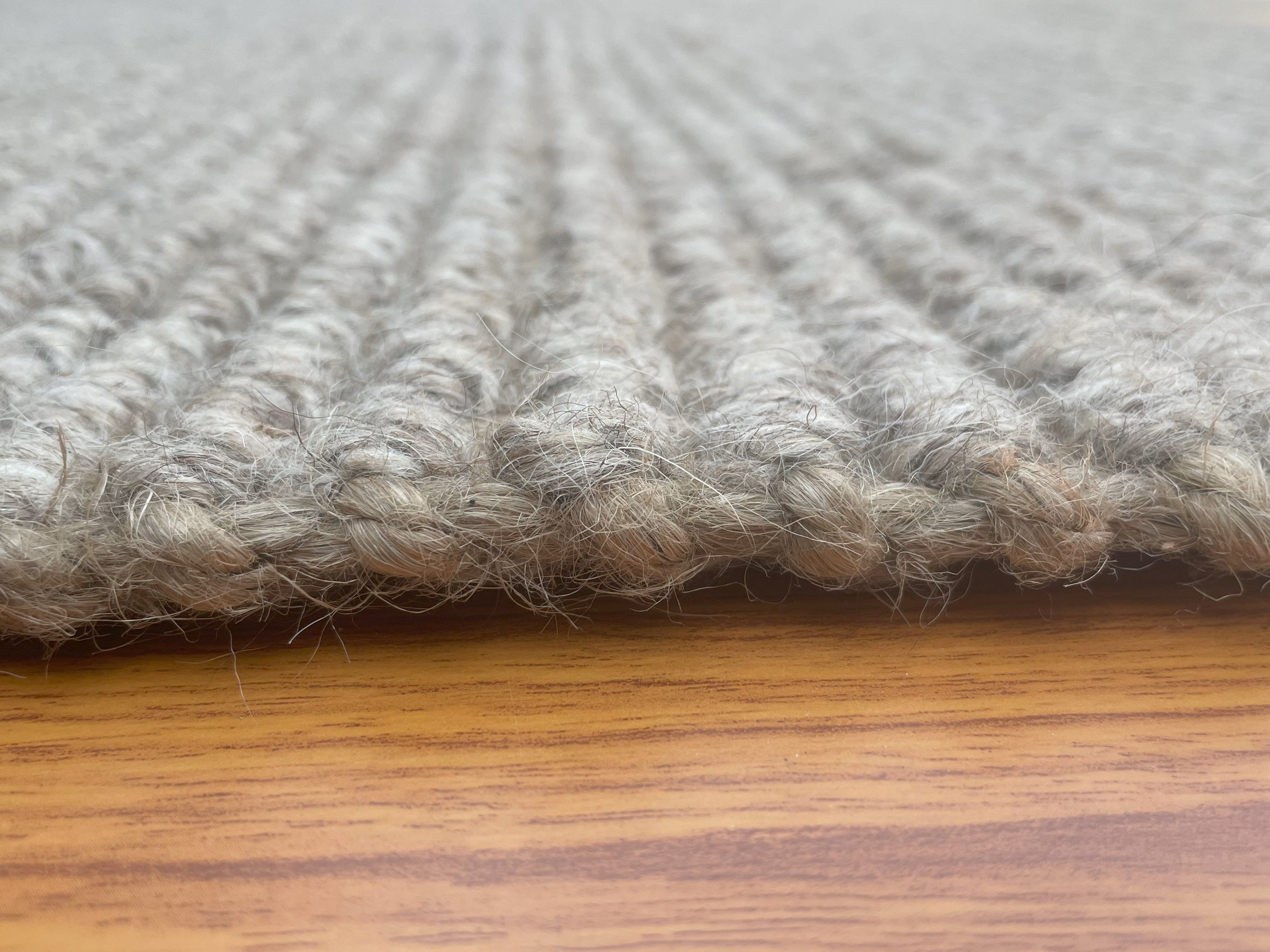 Premium Boucle Jute & Wool Rug - DelaraHome