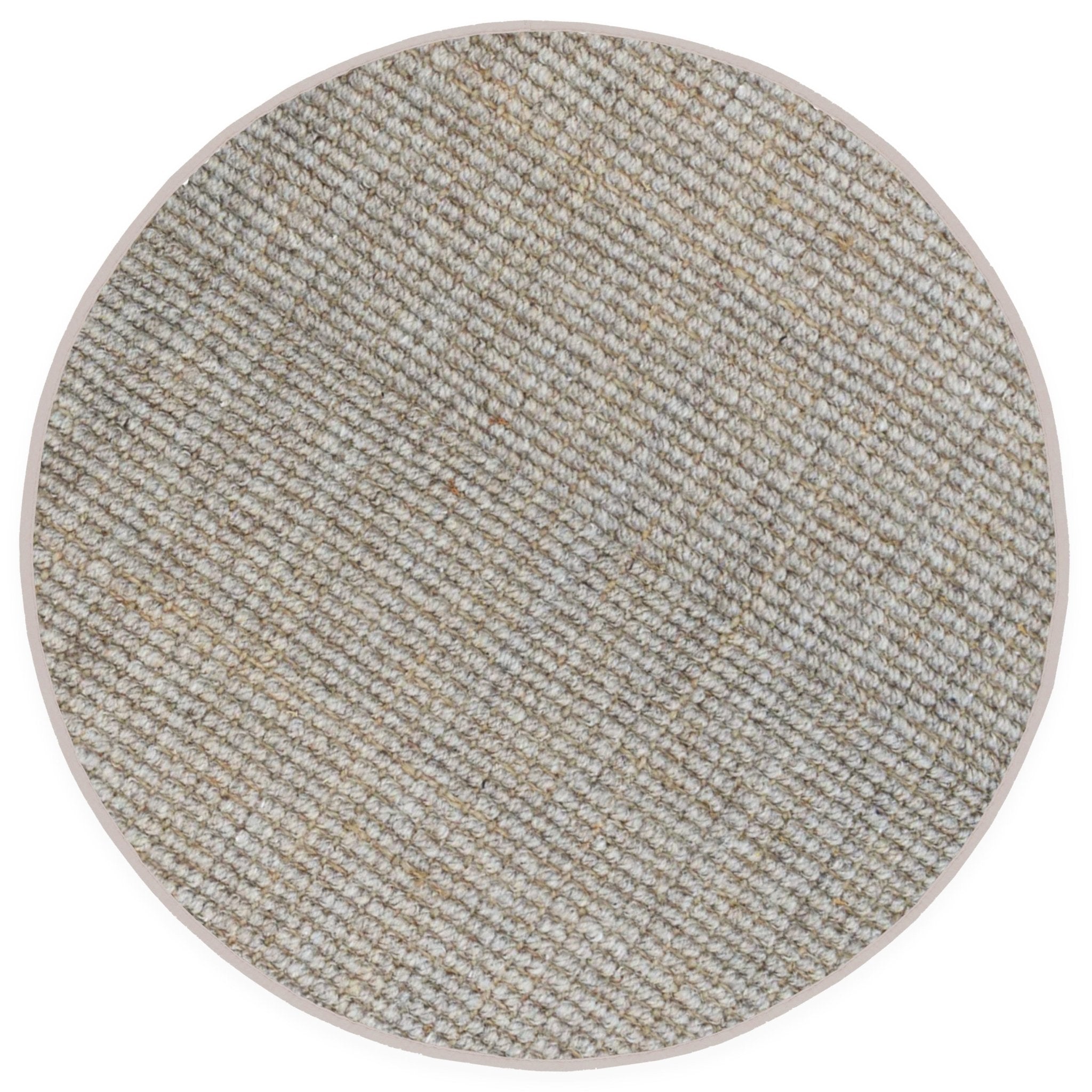Premium Boucle Jute & Wool Rug (6' Round) - Delara